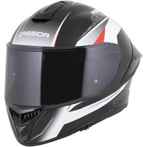 Cassida Integral GTS 2.1 Mega integraal motorhelm zwart-wit-rood