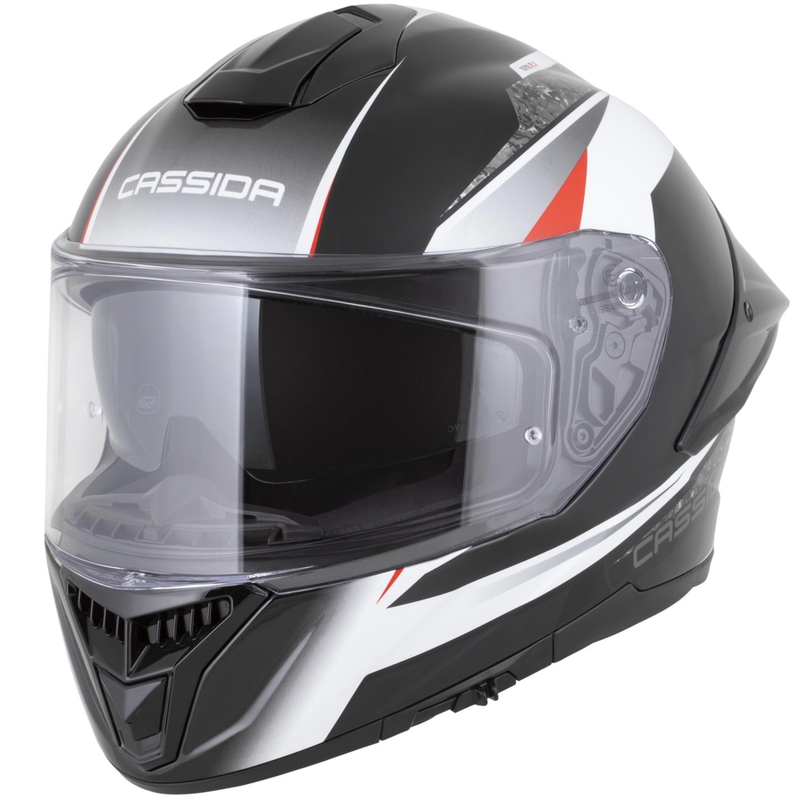 Cassida Integral GTS 2.1 Mega integraal motorhelm zwart-wit-rood