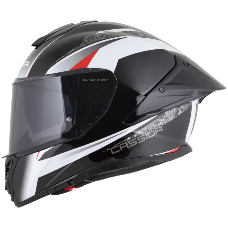 Cassida Integral GTS 2.1 Mega integraal motorhelm zwart-wit-rood