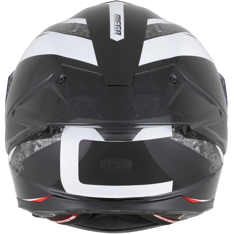 Cassida Integral GTS 2.1 Mega integraal motorhelm zwart-wit-rood