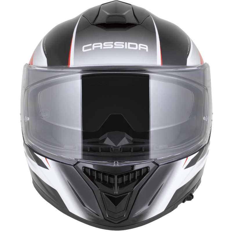 Cassida Integral GTS 2.1 Mega integraal motorhelm zwart-wit-rood
