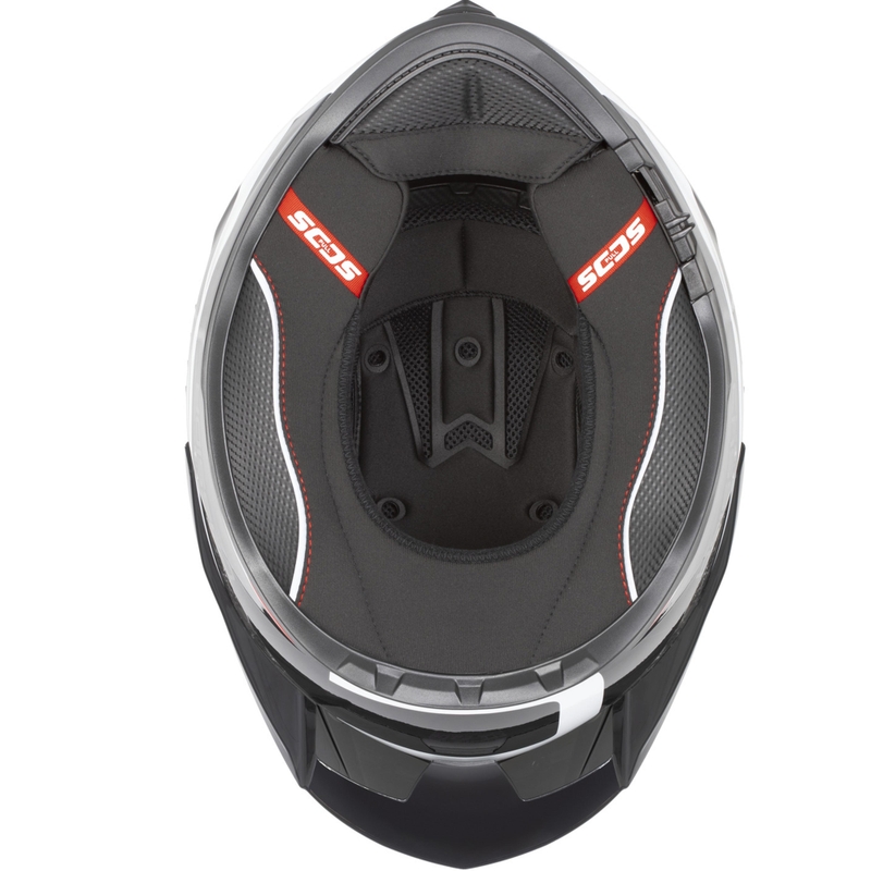 Cassida Integral GTS 2.1 Mega integraal motorhelm zwart-wit-rood