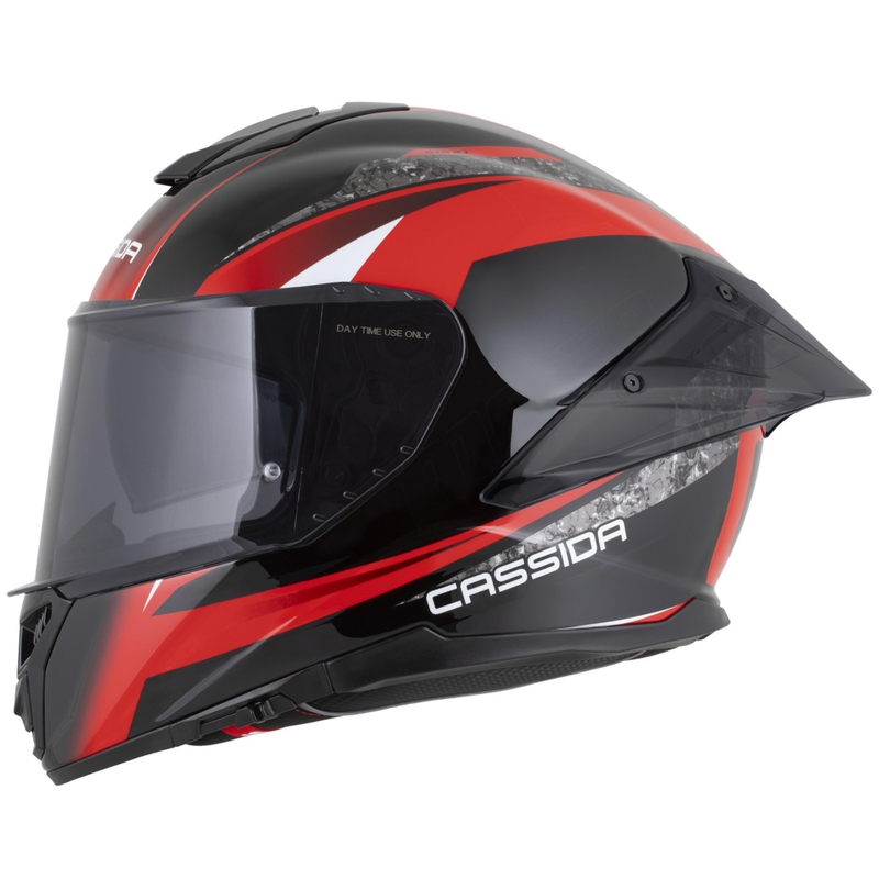 Cassida Integral GTS 2.1 Mega integraal motorhelm zwart-rood-wit