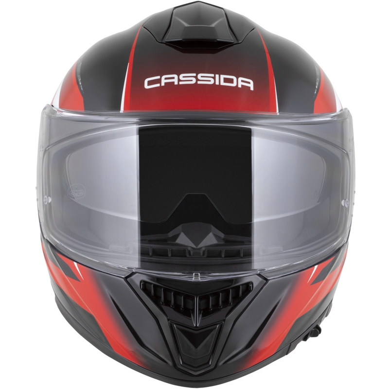 Cassida Integral GTS 2.1 Mega integraal motorhelm zwart-rood-wit