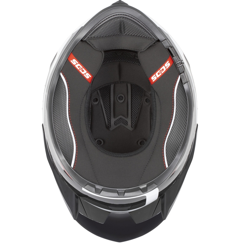 Cassida Integral GTS 2.1 Mega integraal motorhelm zwart-rood-wit