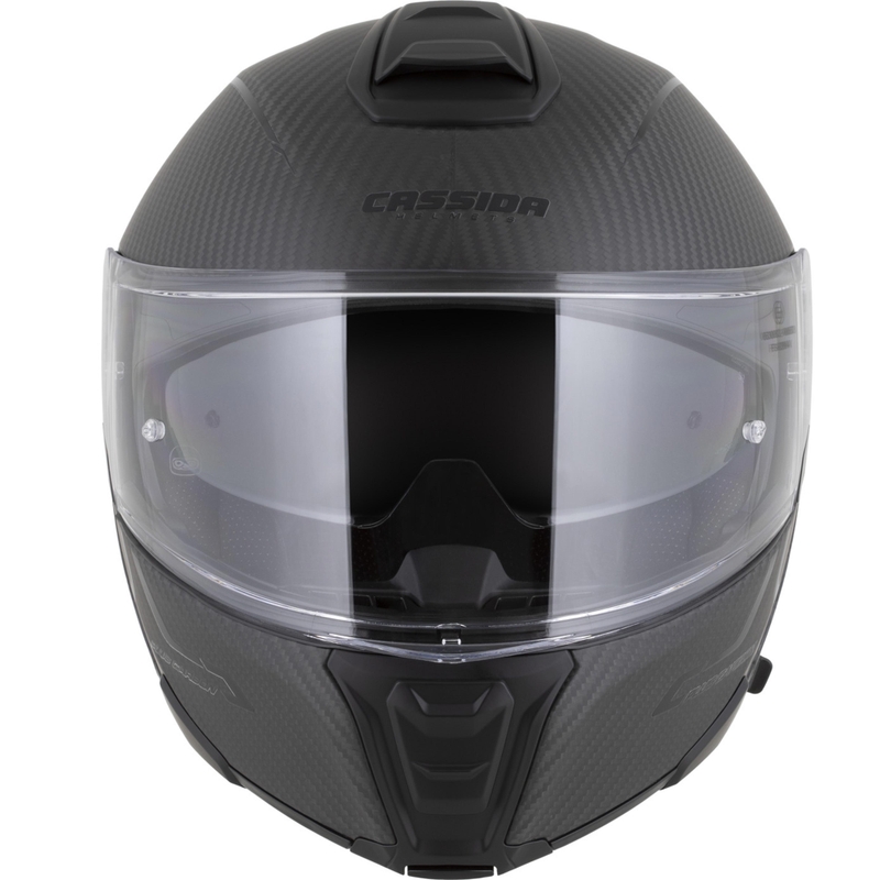 Opklapbare motorhelm Cassida Modulo 2.1 Plus Carbon BlackOut matzwart