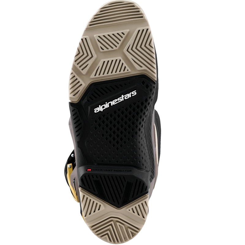 Alpinestars TECH 7 Enduro Drystar motorlaarzen zwart-donkergrijs-goud