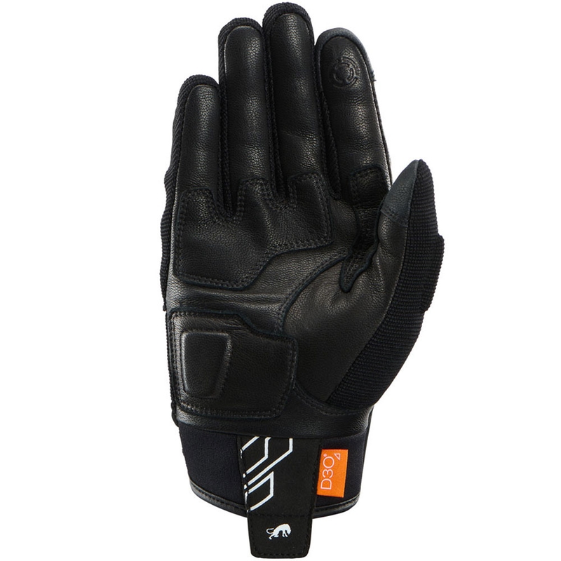 Furygan Jet Neon D3O® Evo dames motorhandschoenen zwart-wit