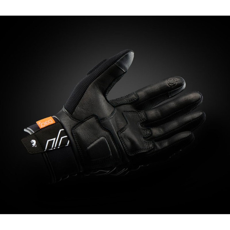 Furygan Jet Neon D3O® Evo dames motorhandschoenen zwart-wit
