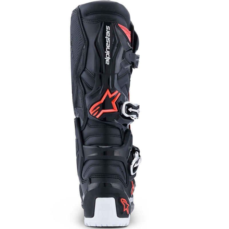 Alpinestars TECH 7 Enduro Drystar motorlaarzen zwart-fluorescerend rood-wit