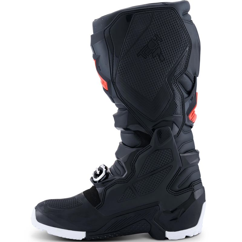 Alpinestars TECH 7 Enduro Drystar motorlaarzen zwart-fluorescerend rood-wit