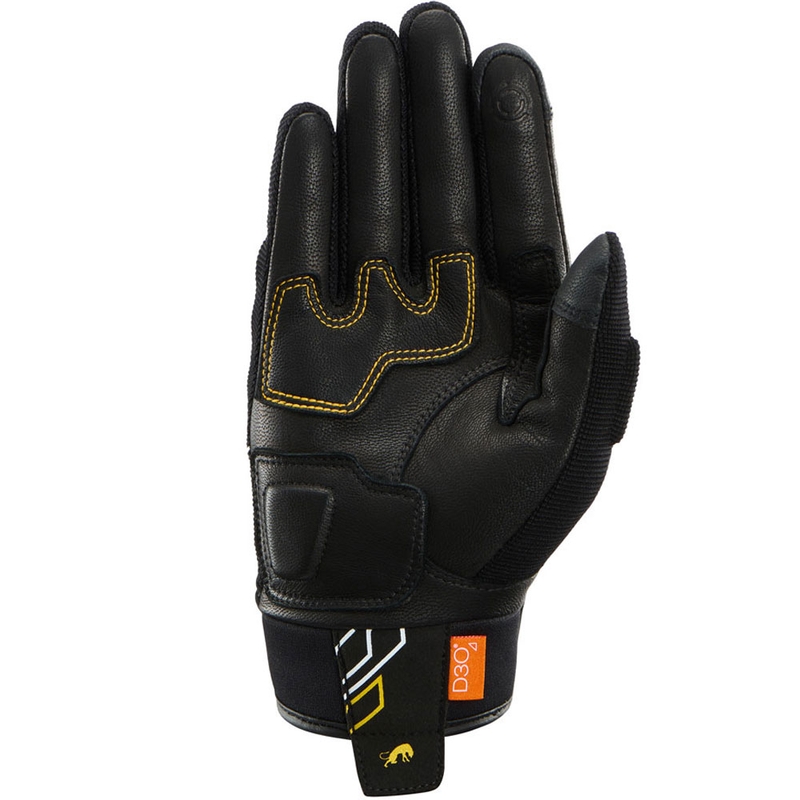 Furygan Jet Neon D3O® Evo dames motorhandschoenen zwart-goud