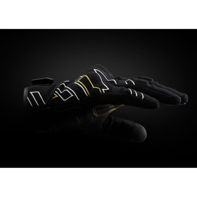 Furygan Jet Neon D3O® Evo dames motorhandschoenen zwart-goud