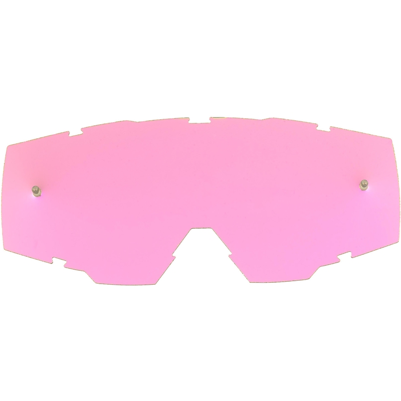 NOX Spectre motorcrossbril met roze vizier