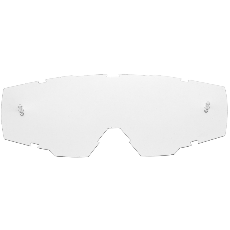 NOX Spectre motorcrossbril met zilverkleurig vizier