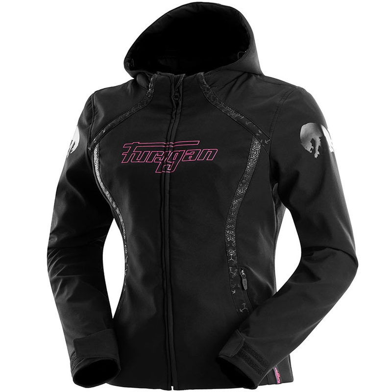 Furygan Skye dames motorjas zwart-roze