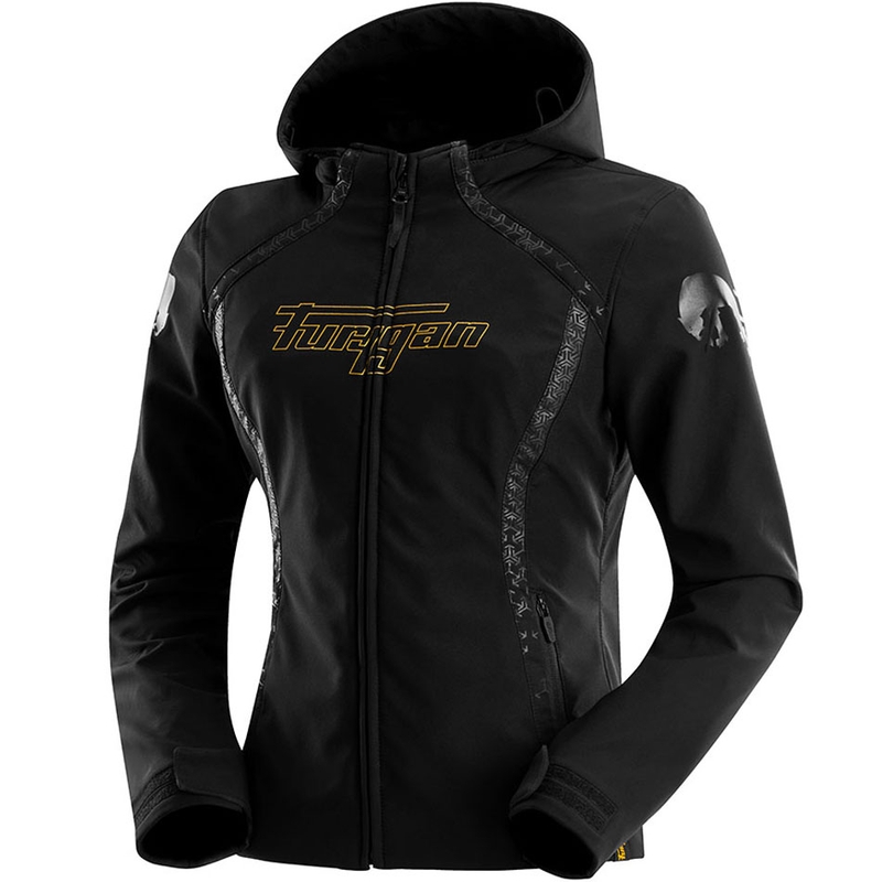 Furygan Skye dames motorjas zwart-goud
