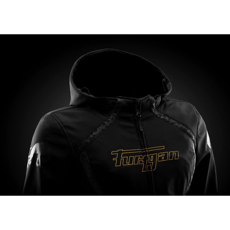 Furygan Skye dames motorjas zwart-goud