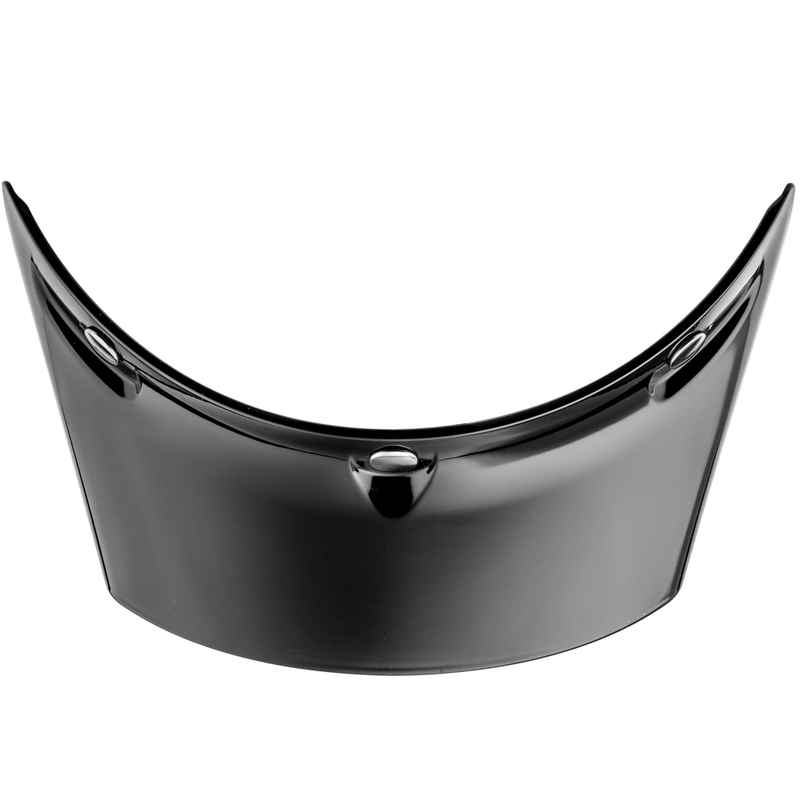 Vizier voor motorhelmen NOX Premium Seventy II glanzend zwart