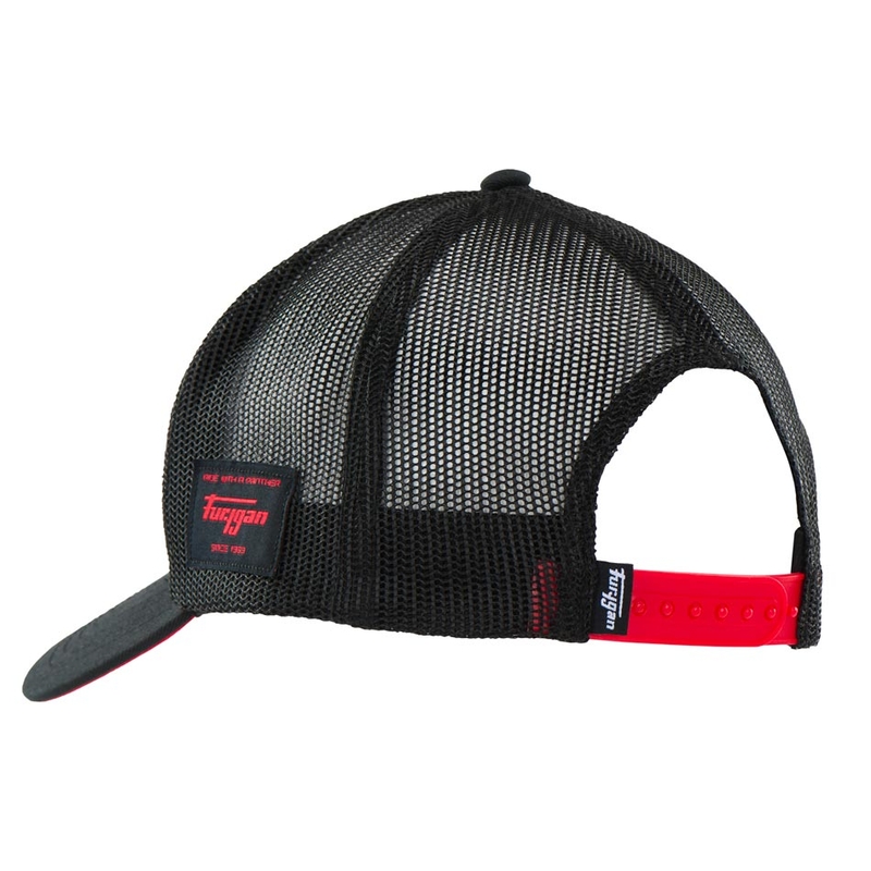 Furygan Trucker Rage pet zwart-wit-rood