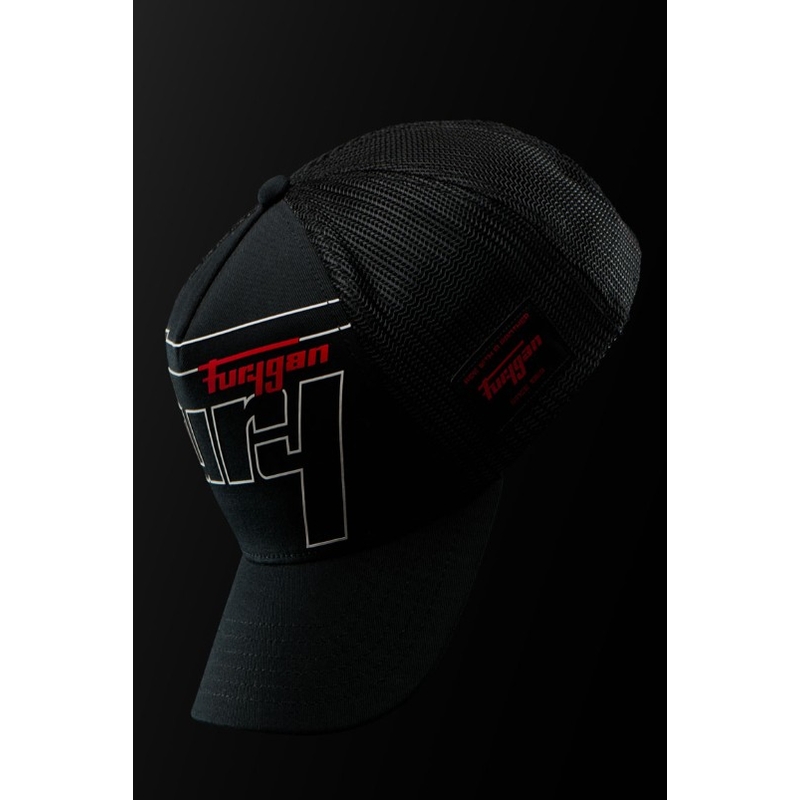 Furygan Trucker Rage pet zwart-wit-rood