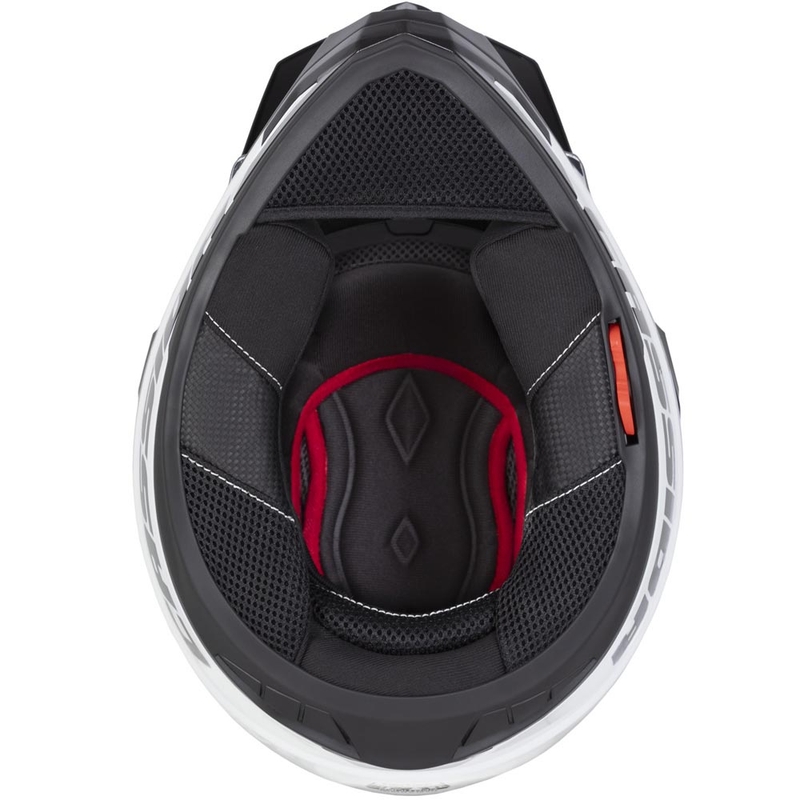 Enduro motorhelm Cassida Tour 2.0 Crew matzwart-rood