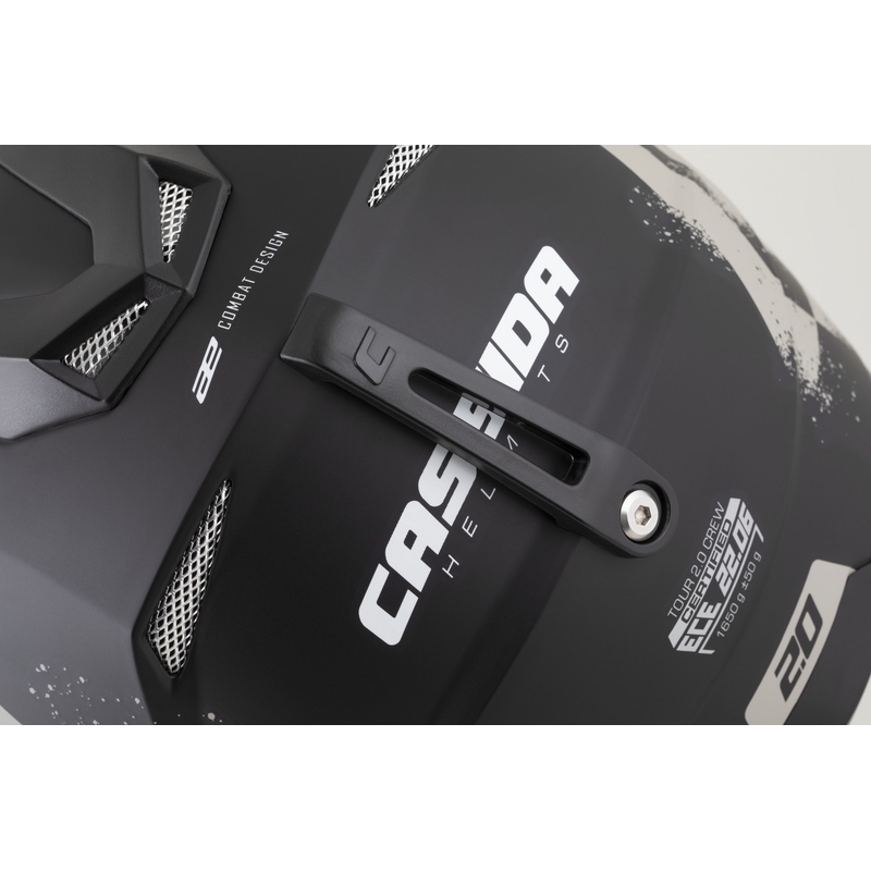 Enduro motorhelm Cassida Tour 2.0 Crew matzwart-zand