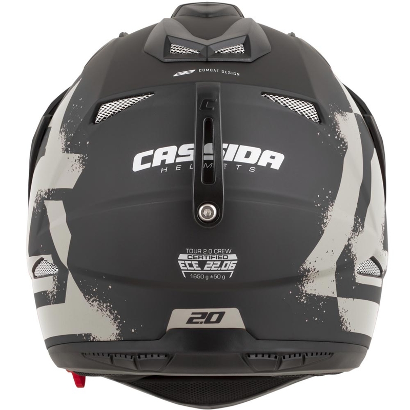 Enduro motorhelm Cassida Tour 2.0 Crew matzwart-zand