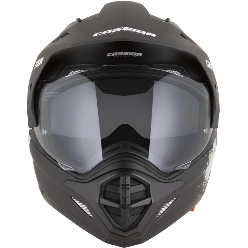 Enduro motorhelm Cassida Tour 2.0 Crew matzwart-zand