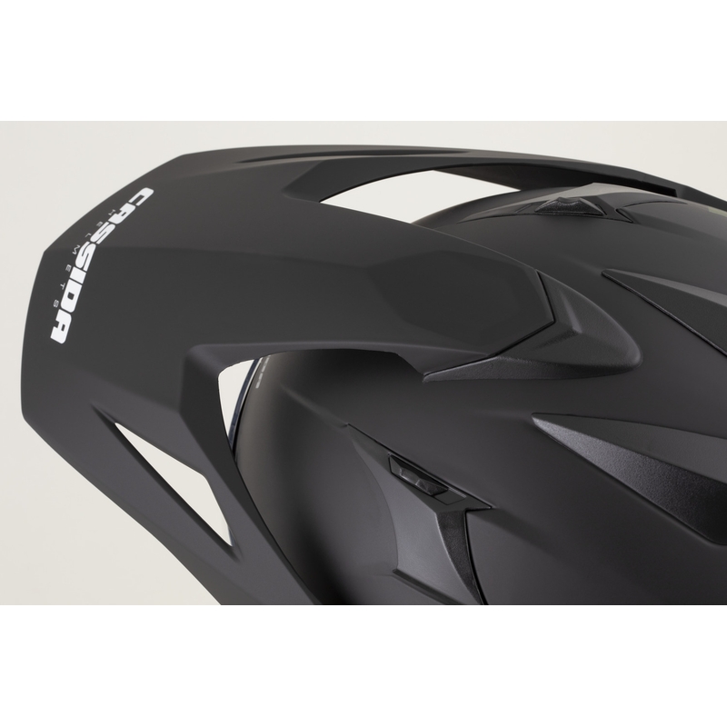 Enduro motorhelm Cassida Tour 2.0 Crew matzwart-wit
