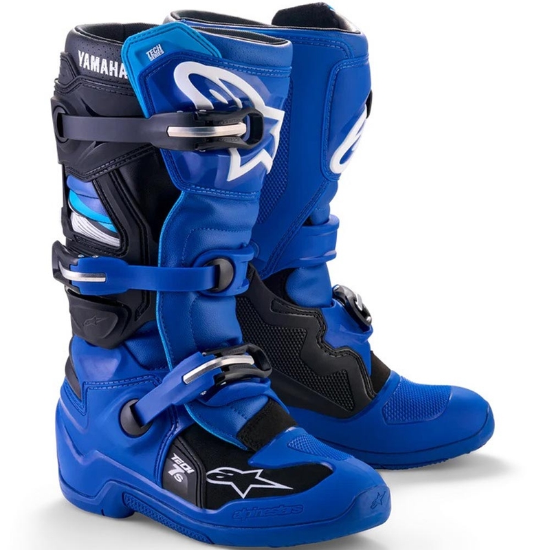Alpinestars TECH 7 S YAMAHA kindermotocrosslaarzen blauw-wit-zwart collectie