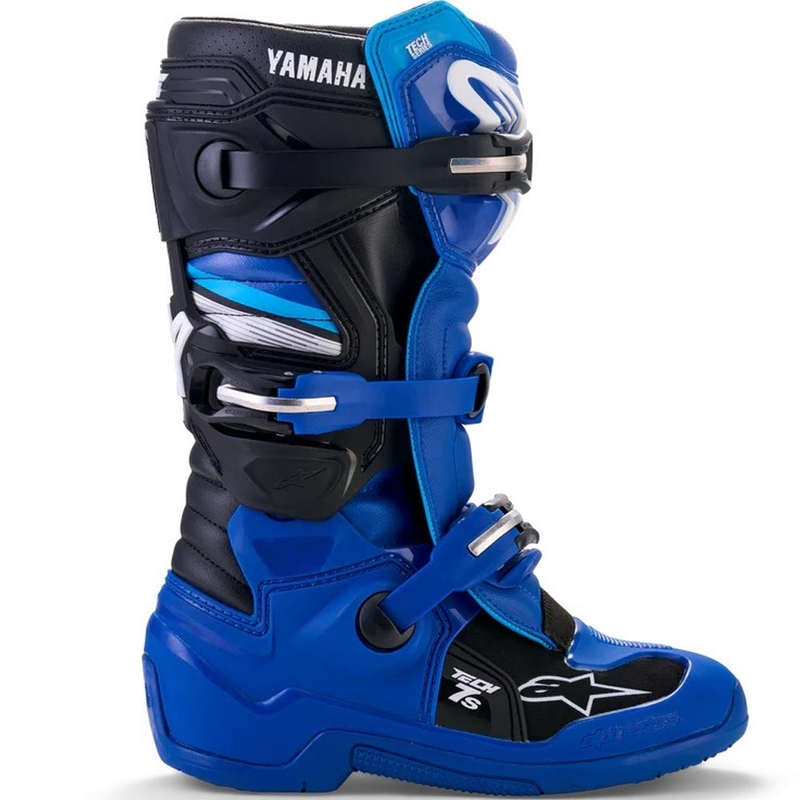 Alpinestars TECH 7 S YAMAHA kindermotocrosslaarzen blauw-wit-zwart collectie