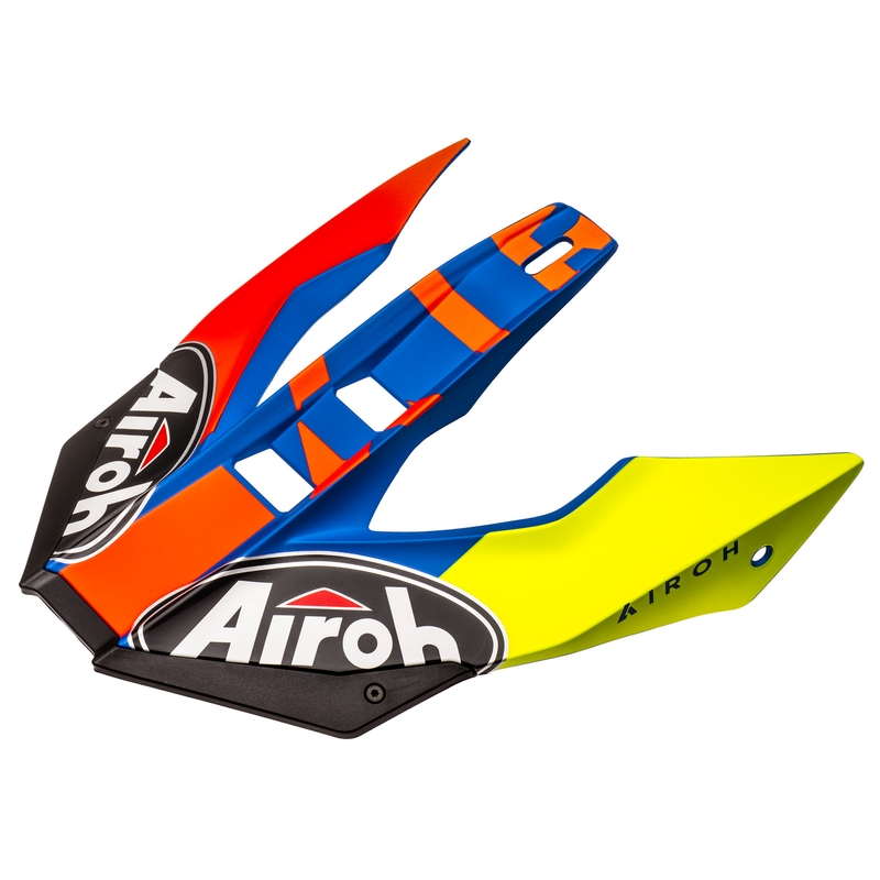 Vizier voor motorhelmen Airoh Twist 2.0 Lift mat cyaan