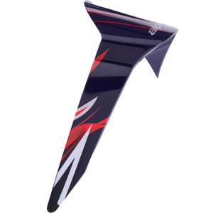 Aerodynamische spoiler voor Alpinestars Supertech R10 FLYTE motorhelmen, standaard profiel, matblauw-rood-wit
