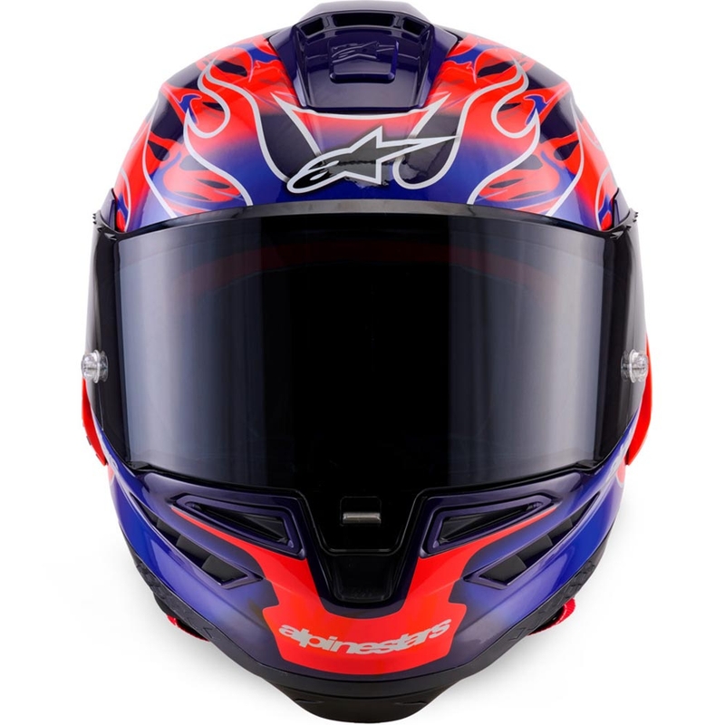 Alpinestars Supertech R-10 Flyte integraalhelm, gelimiteerde editie Jorge Martin paarsrood