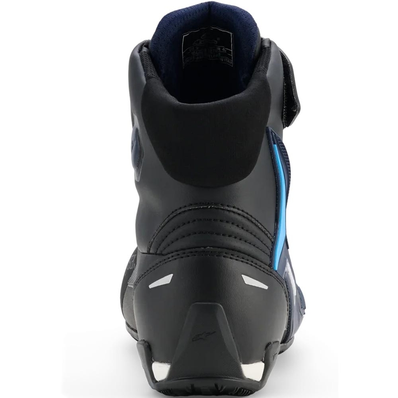 Alpinestars Faster-4 Drystar motorlaarzen zwart-blauw-wit
