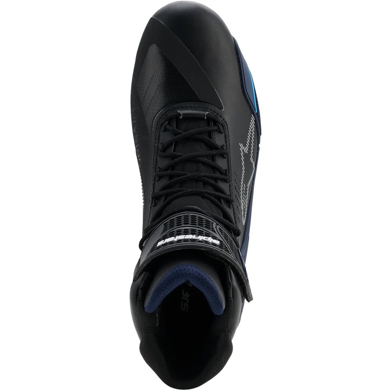 Alpinestars Faster-4 Drystar motorlaarzen zwart-blauw-wit