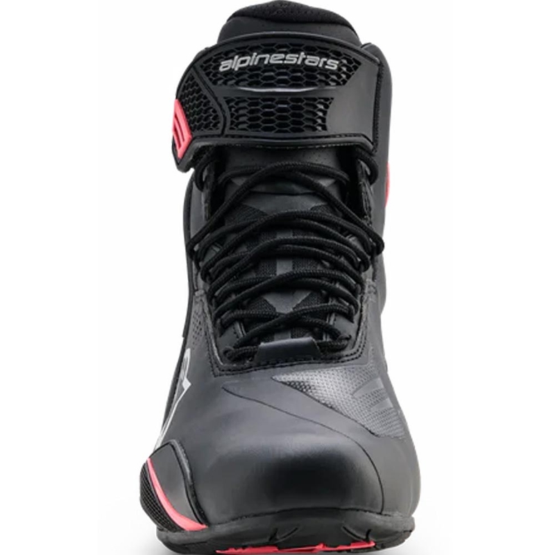 Alpinestars Stella Faster-4 Drystar motorlaarzen voor dames, zwart-grijs-rood
