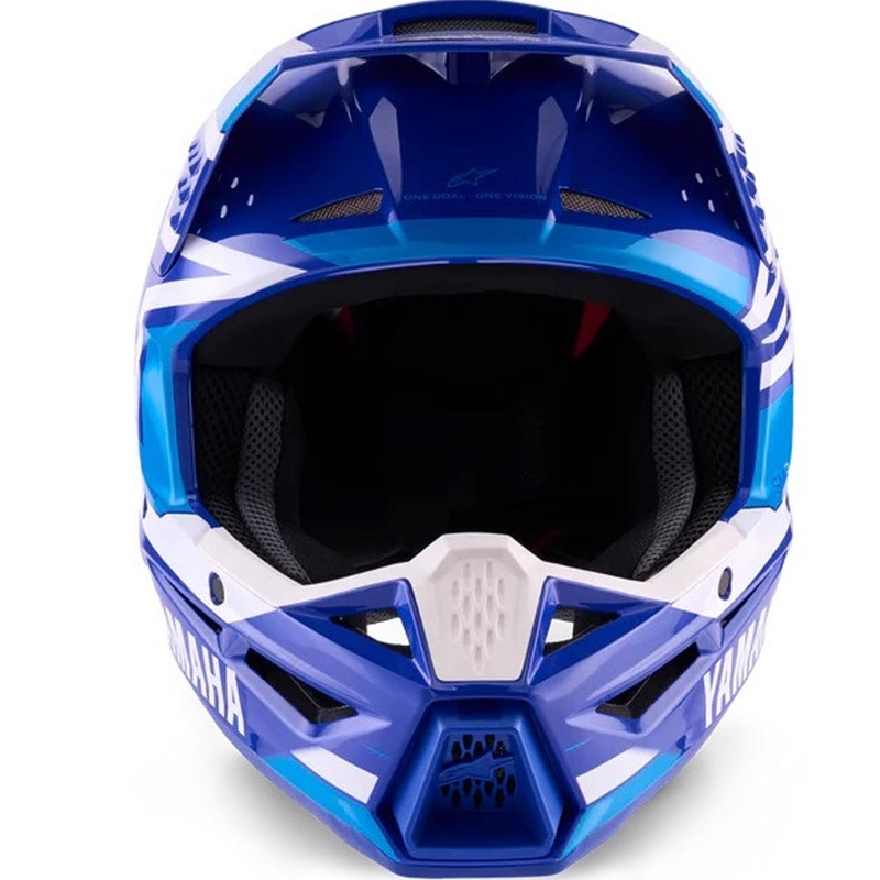 Alpinestars S-M3 YAMAHA motorcrosshelm blauw-wit collectie