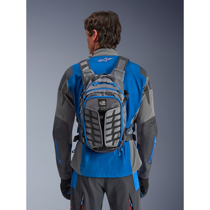 Alpinestars AT-15 motorrugzak donkergrijs-grijsblauw 15 l