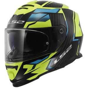 LS2 FF800 Storm II Tracker zwart-fluo gele integraal motorhelm