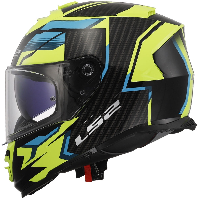 LS2 FF800 Storm II Tracker zwart-fluo gele integraal motorhelm