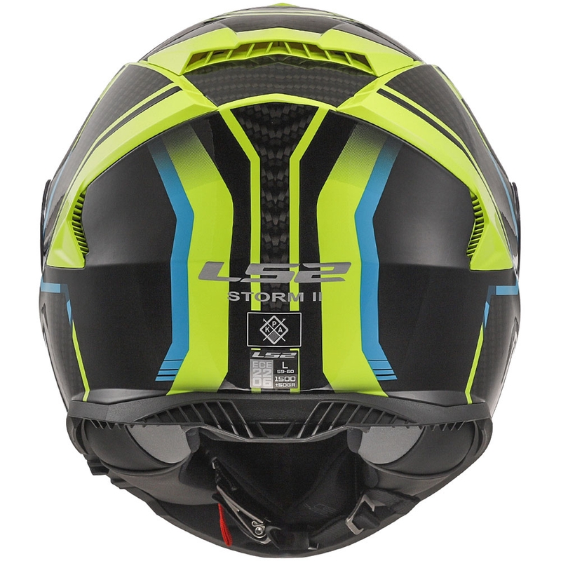 LS2 FF800 Storm II Tracker zwart-fluo gele integraal motorhelm