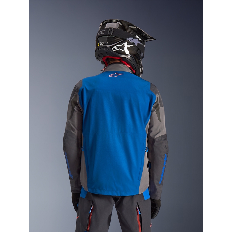 Alpinestars Maxdura Drystar XF motorjas blauw-donkergrijs