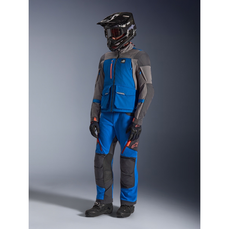 Alpinestars Maxdura Drystar XF motorjas blauw-donkergrijs