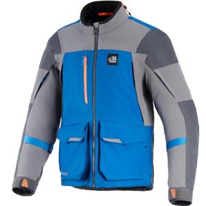 Alpinestars Maxdura Drystar XF motorjas blauw-donkergrijs