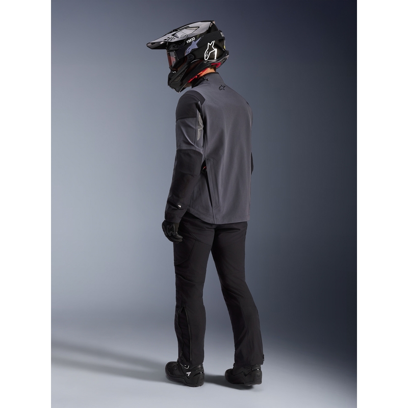 Alpinestars Maxdura Drystar XF motorjas donkergrijs-zwart