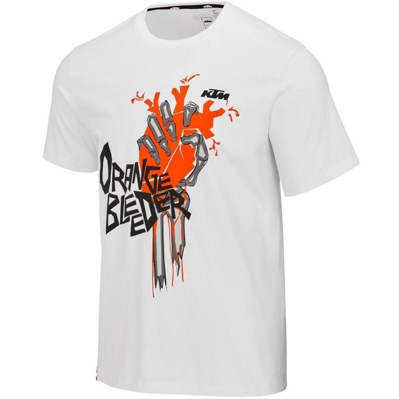 KTM Orange Bleeder T-shirt wit