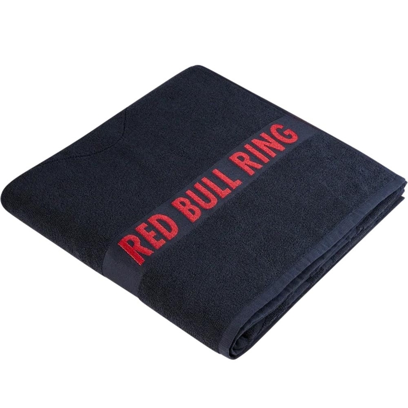 Red Bull Racing Circuit douchehanddoek donkerblauw