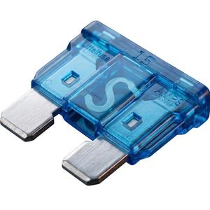 Platte zekering MINI laag 15 A 10 stuks.